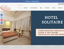 Tablet Screenshot of hotelsolitairevashi.com